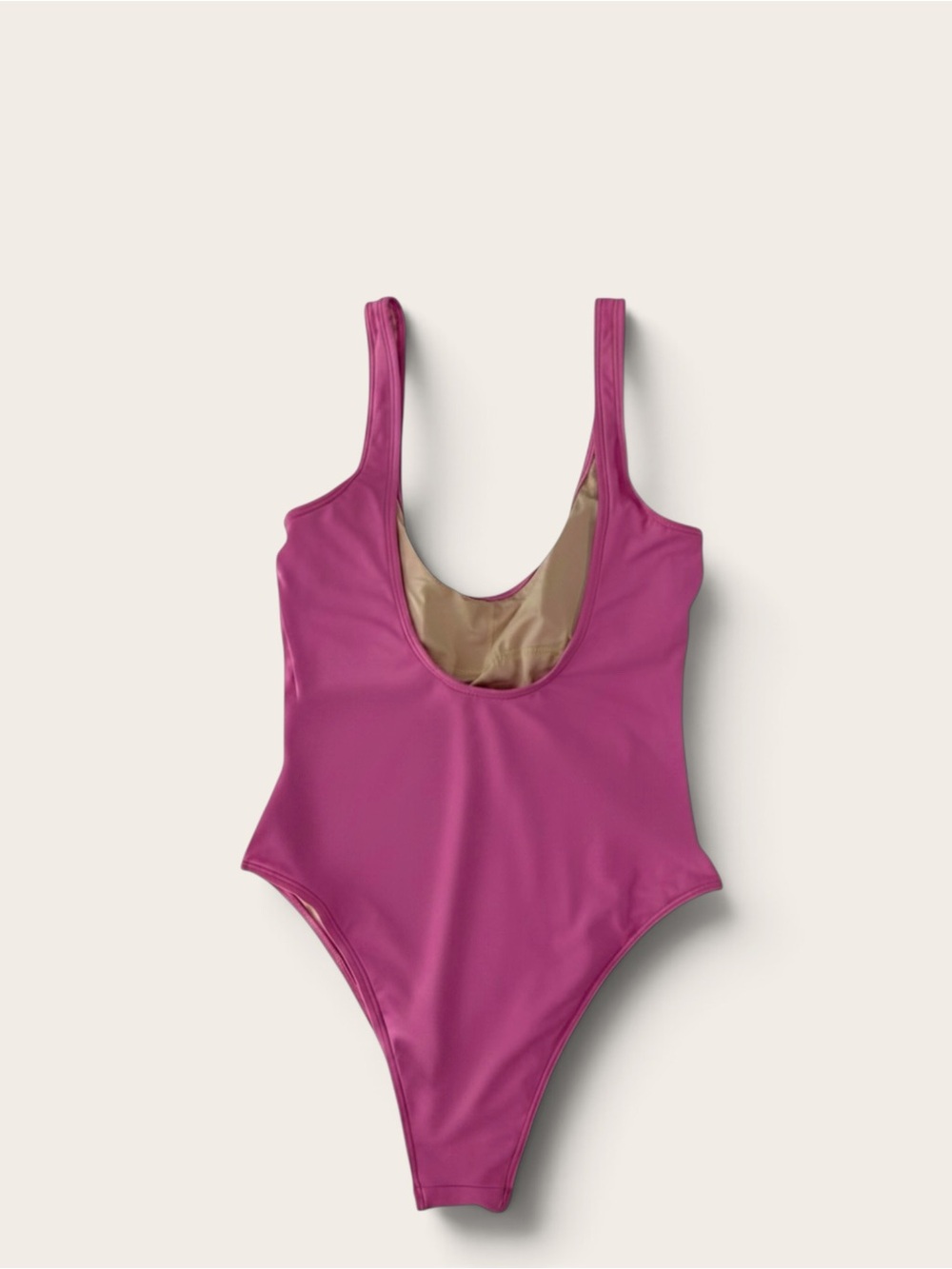 Billabong Girls One-Piece Swimsuit in Bright Pink with Logo - Picture 3 of 7